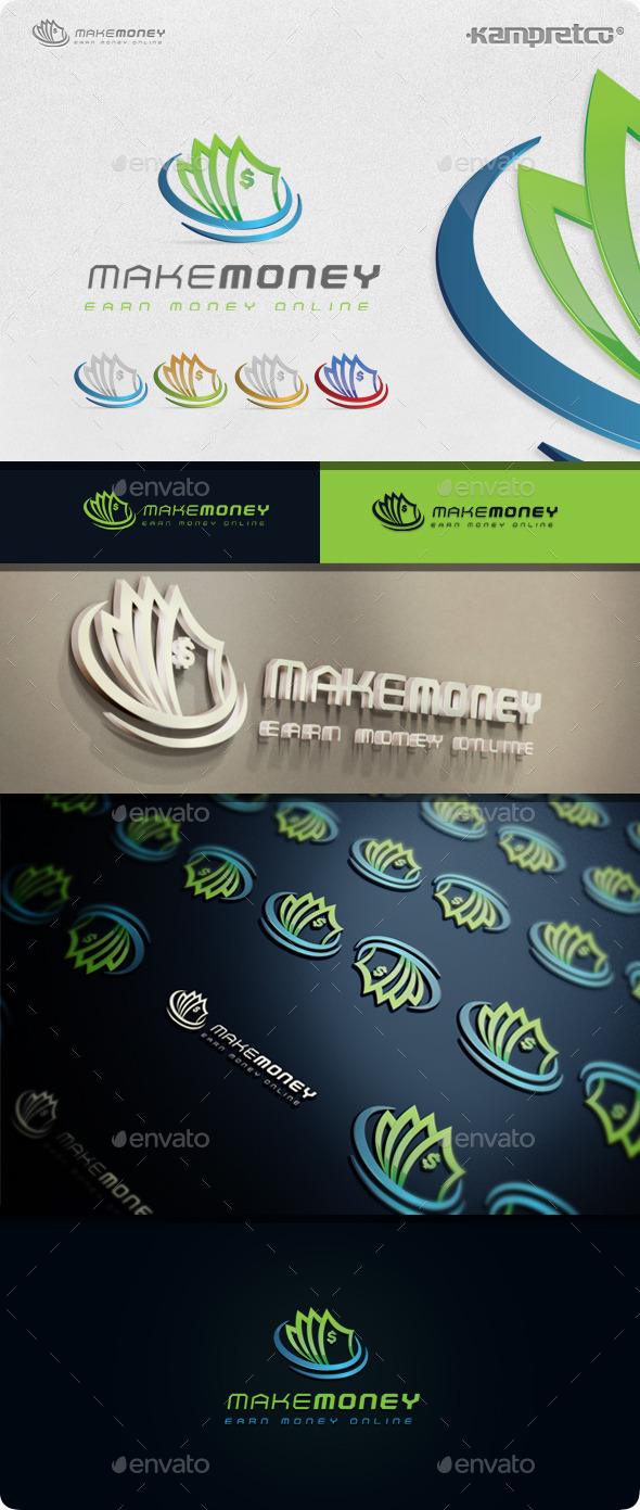 GraphicRiver Make Money Logo 11208136 GraphicRiver Make Money Logo 11208136