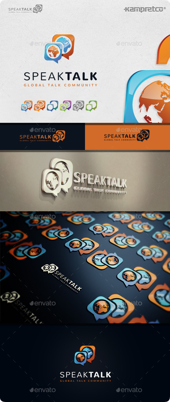 GraphicRiver Speak Talk Logo 11208122 GraphicRiver Speak Talk Logo 11208122