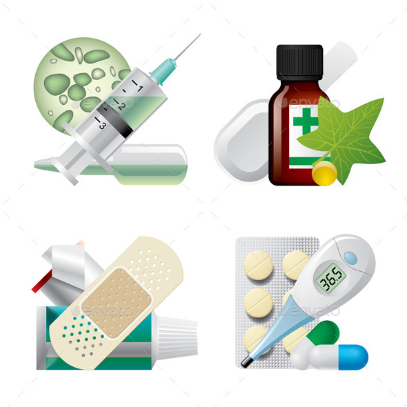 GraphicRiver Set of Medical Icons 11247206 GraphicRiver Set of Medical Icons 11247206