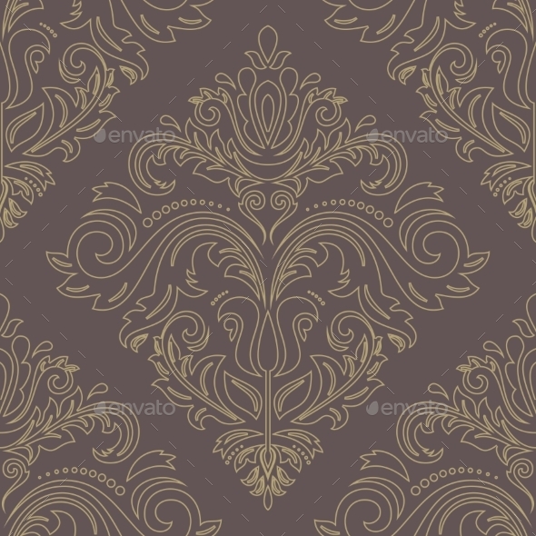 GraphicRiver Damask Golden Seamless Pattern Orient Background 11247652 GraphicRiver Damask Golden Seamless Pattern Orient Background 11247652