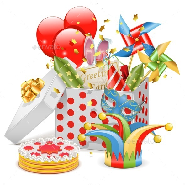 GraphicRiver Vector Celebration Box 11247847 GraphicRiver Vector Celebration Box 11247847