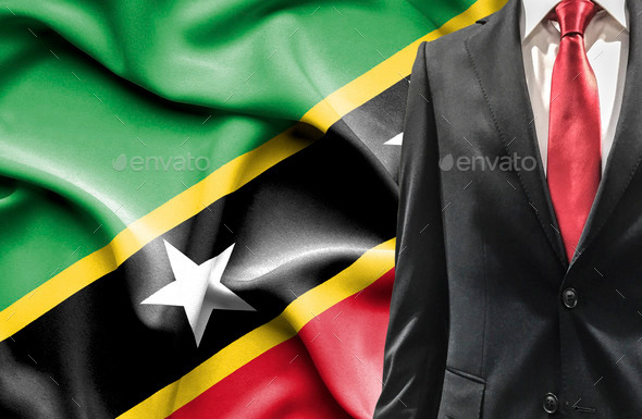 Man in suit from St Kitts and Nevis
