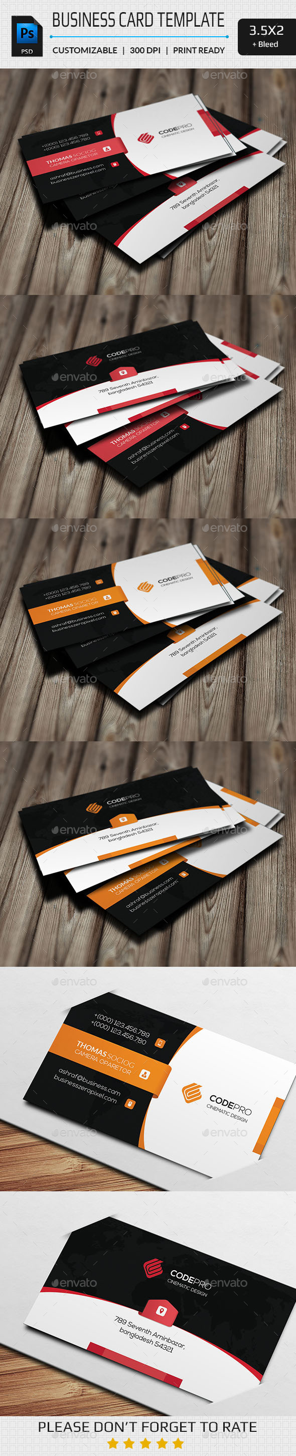 GraphicRiver Creative Business Card 11243772 GraphicRiver Creative Business Card 11243772