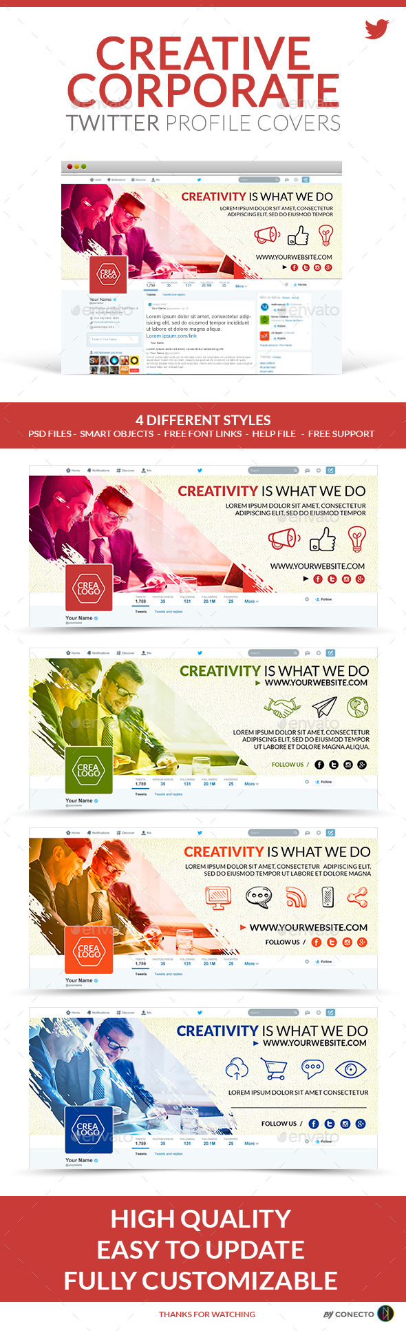 GraphicRiver Twitter Profile Cover Creative Corporate 11248969 GraphicRiver Twitter Profile Cover Creative Corporate 11248969