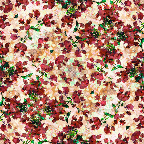 Vintage Floral Collage Pattern (Misc) Photo Download