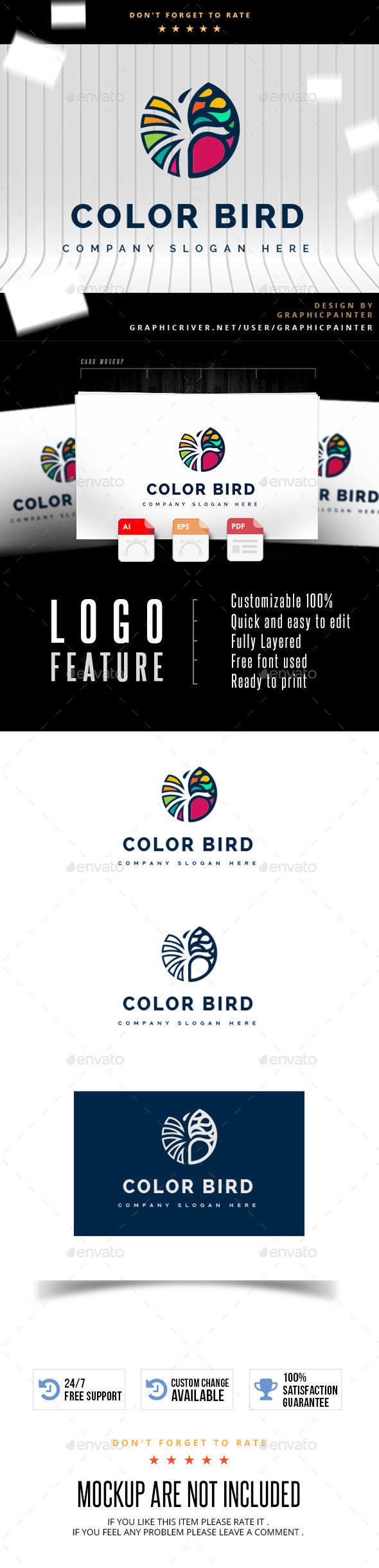 Color Bird logo