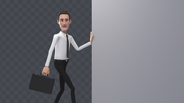 Businessman Opening Animation Businessman Opening Animation