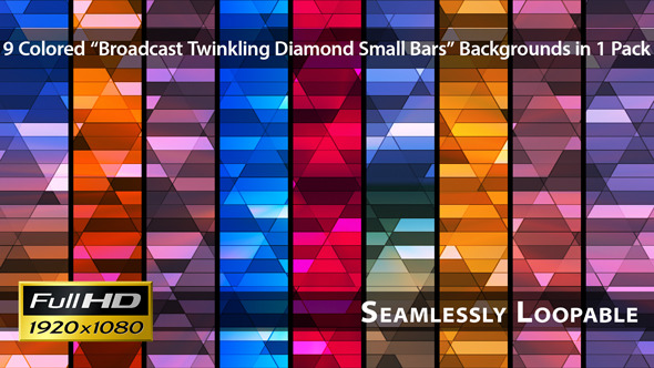 Broadcast Twinkling Diamond Small Bars Pack 02 Broadcast Twinkling Diamond Small Bars Pack 02