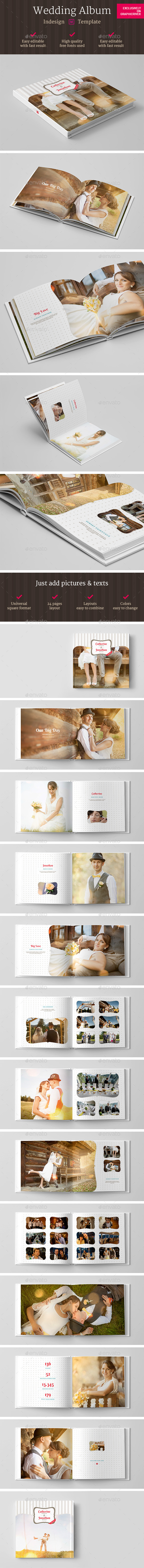 GraphicRiver Square Wedding Photo Album Indesign Template 11251093 GraphicRiver Square Wedding Photo Album Indesign Template 11251093
