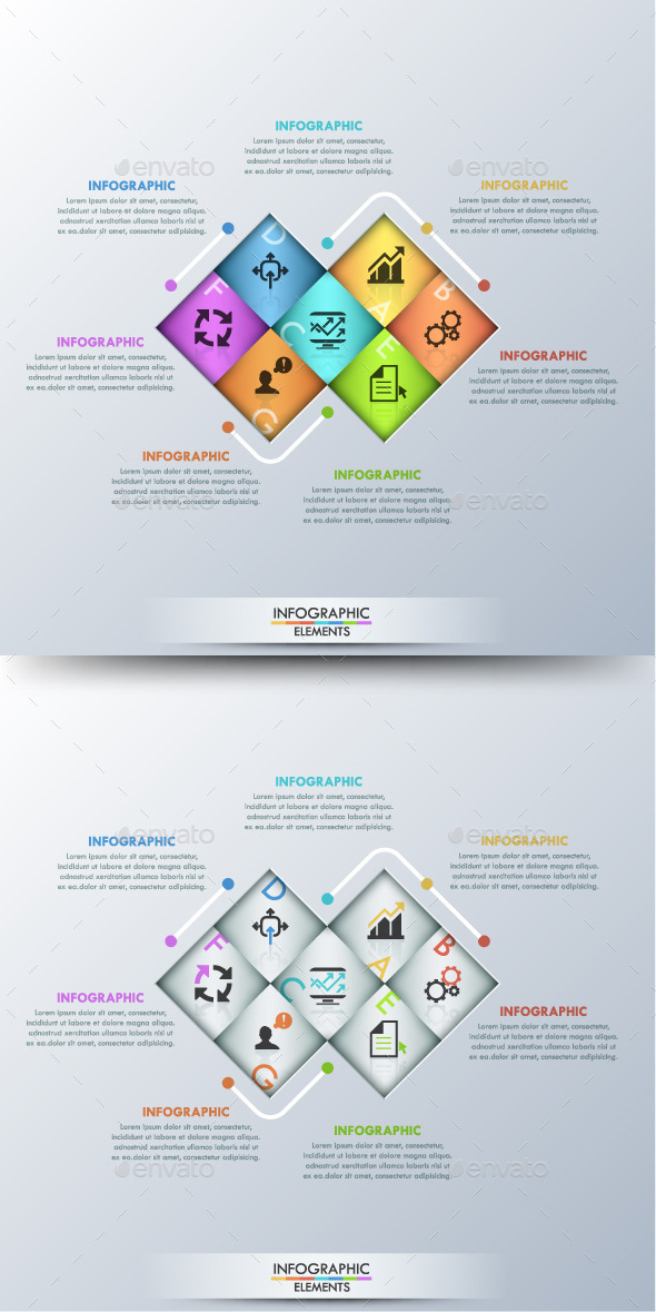 GraphicRiver Modern Infographic Paper Template 2 Colors 11251670 GraphicRiver Modern Infographic Paper Template 2 Colors 11251670