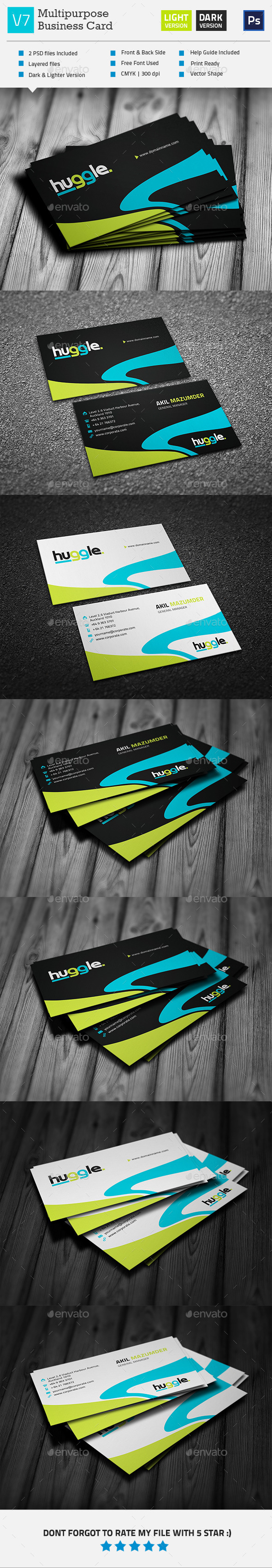 GraphicRiver Creative Business Card V7 11251927 GraphicRiver Creative Business Card V7 11251927
