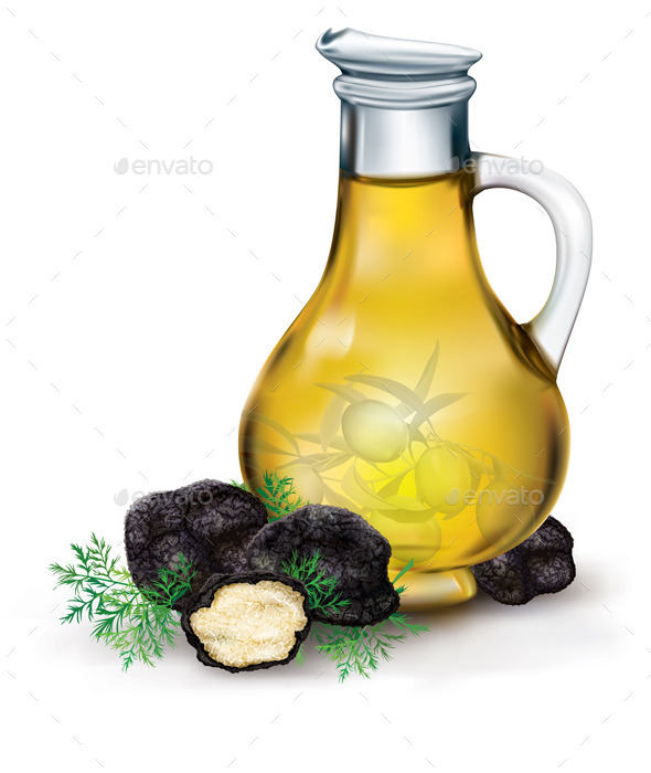 GraphicRiver Olive Oil and Black Truffle 11252309 GraphicRiver Olive Oil and Black Truffle 11252309