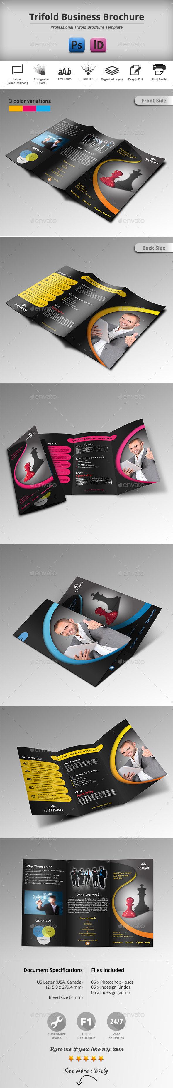 GraphicRiver Trifold Business Brochure 11252337 GraphicRiver Trifold Business Brochure 11252337