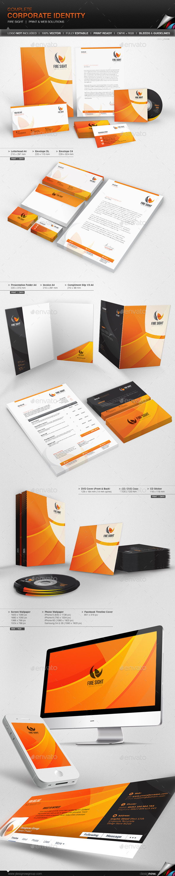 GraphicRiver Corporate Identity Fire Sight 11252866 GraphicRiver Corporate Identity Fire Sight 11252866