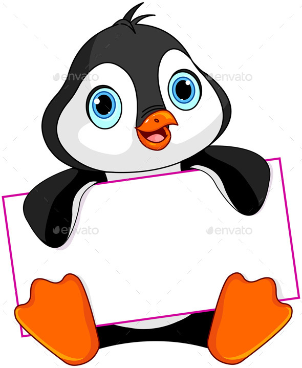 GraphicRiver Penguin Sign 11252889 GraphicRiver Penguin Sign 11252889
