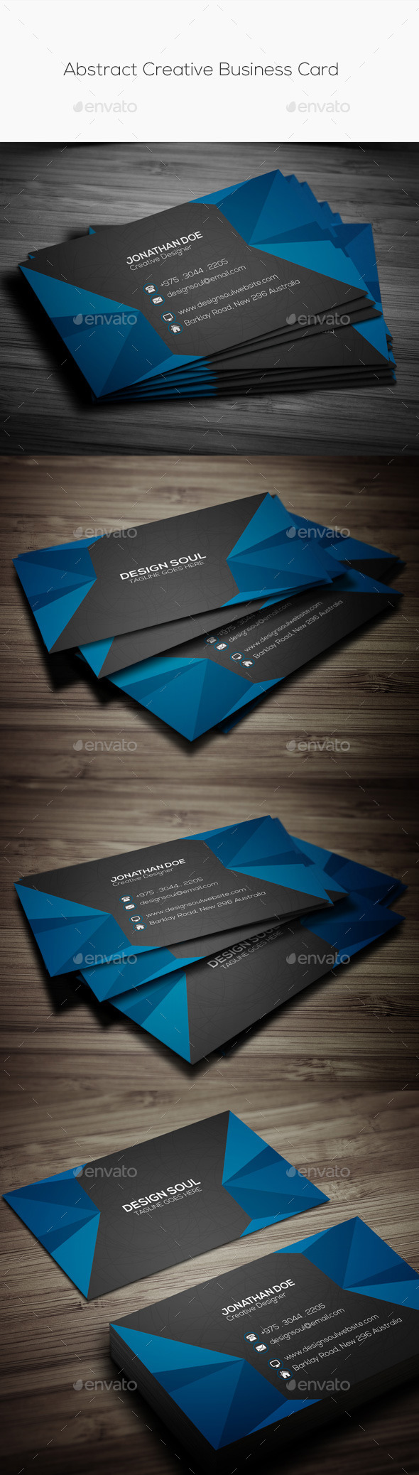 GraphicRiver Abstract Creative Business Card 11252965 GraphicRiver Abstract Creative Business Card 11252965