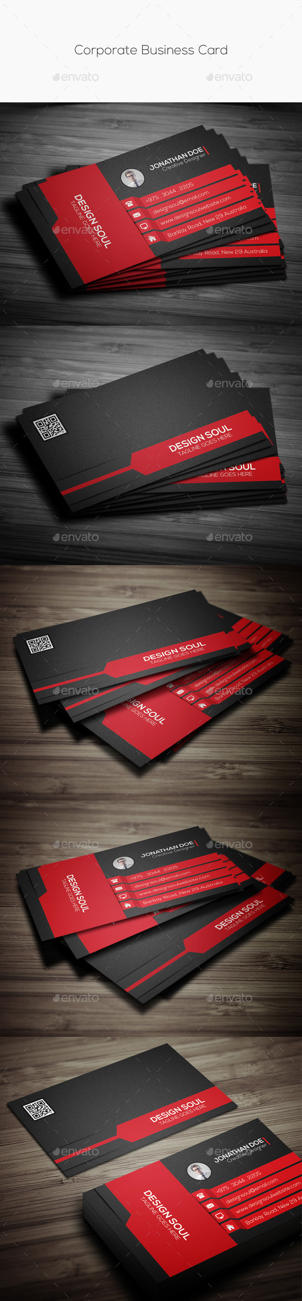 GraphicRiver Corporate Business Card 11252980 GraphicRiver Corporate Business Card 11252980