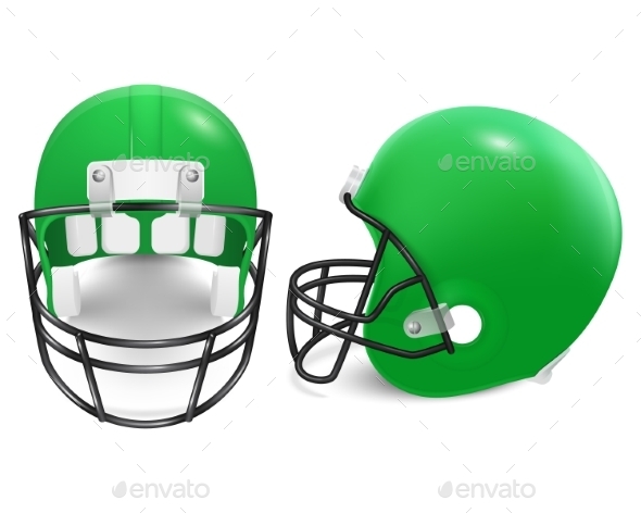 GraphicRiver Two Vector Football Helmets Front And Side View 11253038 GraphicRiver Two Vector Football Helmets Front And Side View 11253038