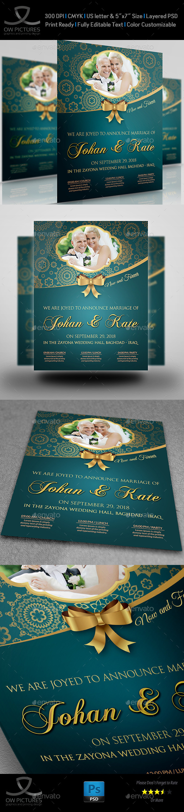 Wedding Party Flyer Template Vol.2 (Events)