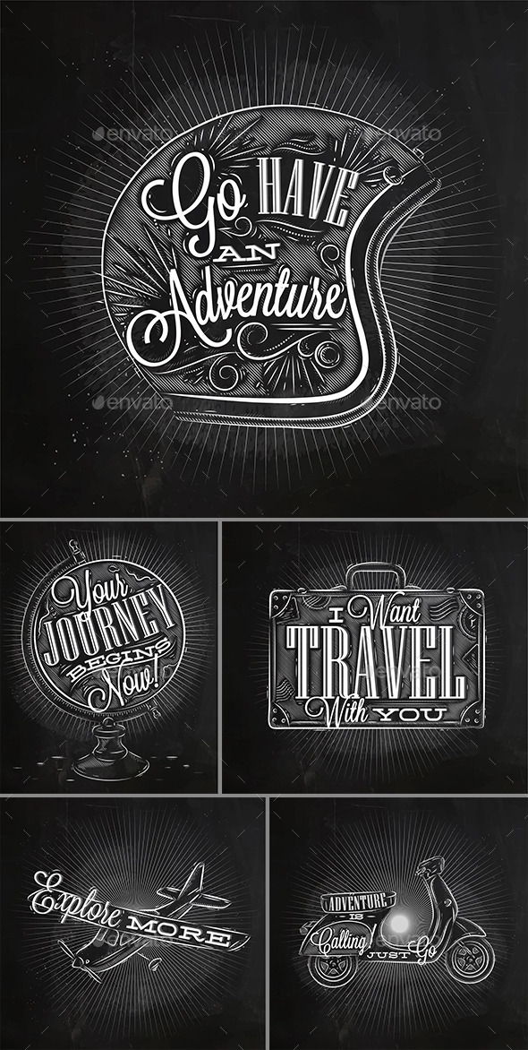 GraphicRiver Poster Journey Chalk 11253341 GraphicRiver Poster Journey Chalk 11253341
