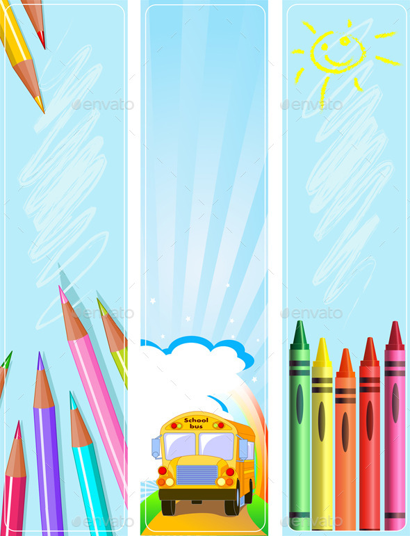 GraphicRiver Back to School Banners 11254737 GraphicRiver Back to School Banners 11254737