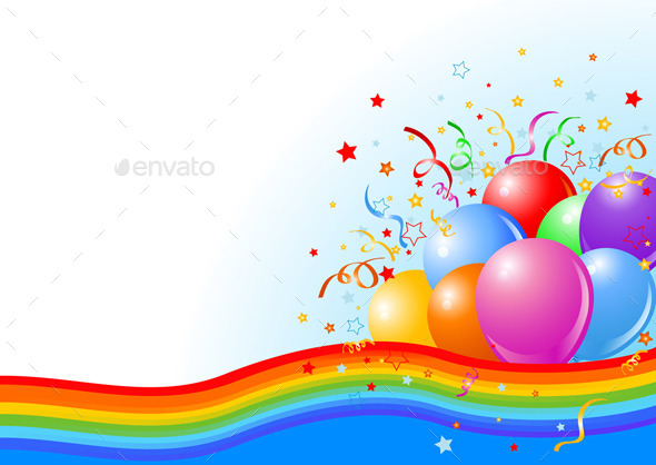 GraphicRiver Party Balloons Background 11254858 GraphicRiver Party Balloons Background 11254858