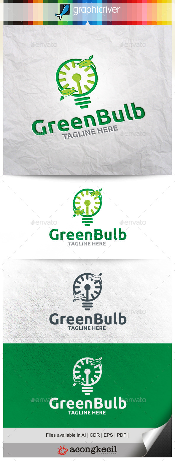 GraphicRiver Green Bulb 11254919 GraphicRiver Green Bulb 11254919