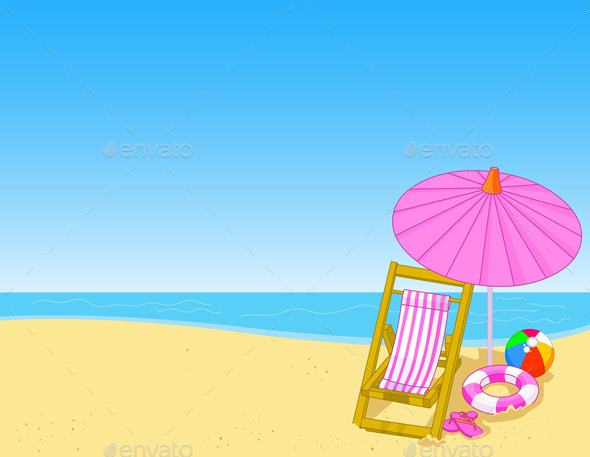 GraphicRiver Summer Beach 11254976 GraphicRiver Summer Beach 11254976