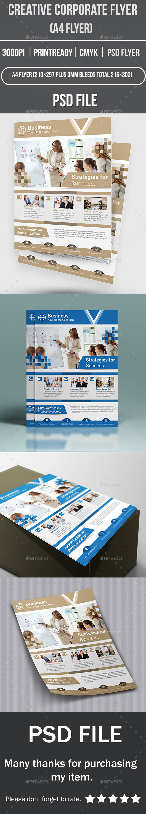 GraphicRiver Creative Corporate Flyer 11255529 GraphicRiver Creative Corporate Flyer 11255529