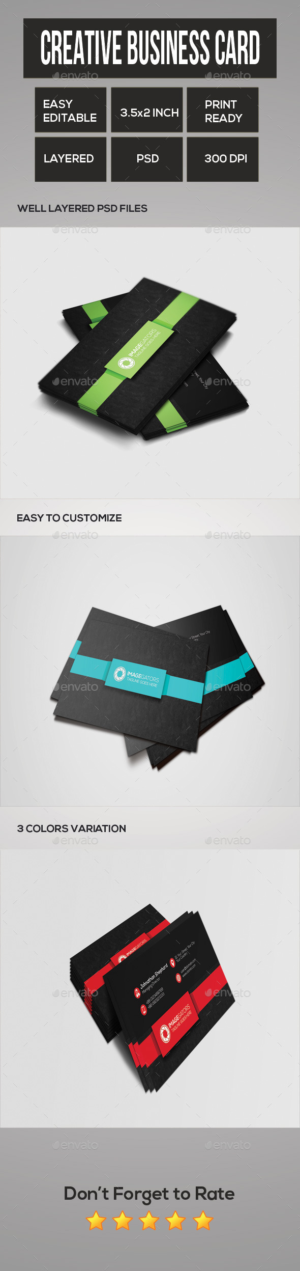 GraphicRiver Creative Business Card 11255539 GraphicRiver Creative Business Card 11255539