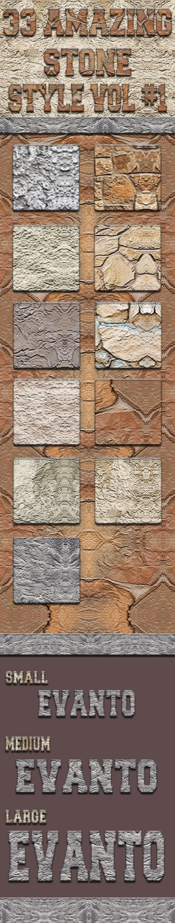 GraphicRiver 33 Amazing Stone Styles Vol 1 11256282 GraphicRiver 33 Amazing Stone Styles Vol 1 11256282