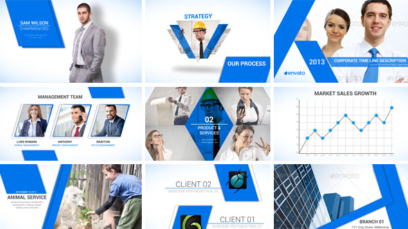 Free download Clean Corporate Template nulled Videohive