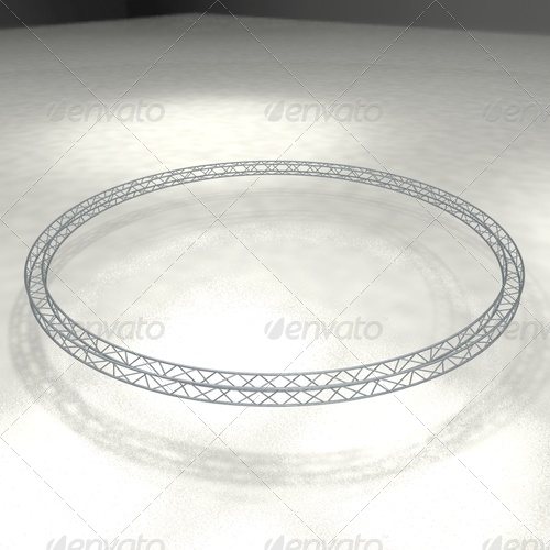 truss quattro round - 3DOcean Item for Sale