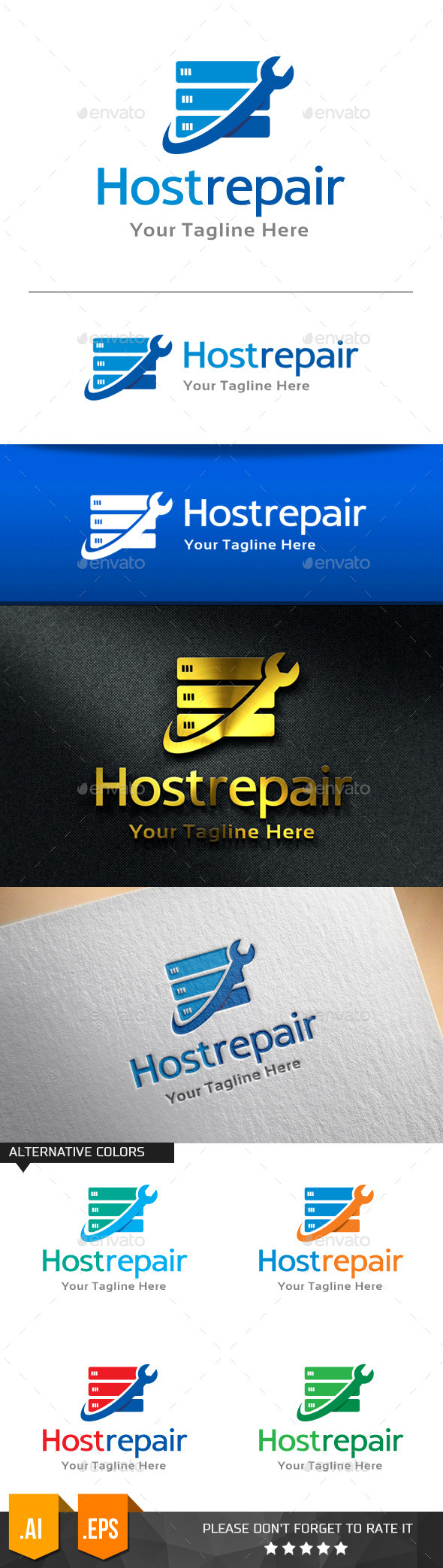 GraphicRiver Host Repair Logo Template 11258077 GraphicRiver Host Repair Logo Template 11258077