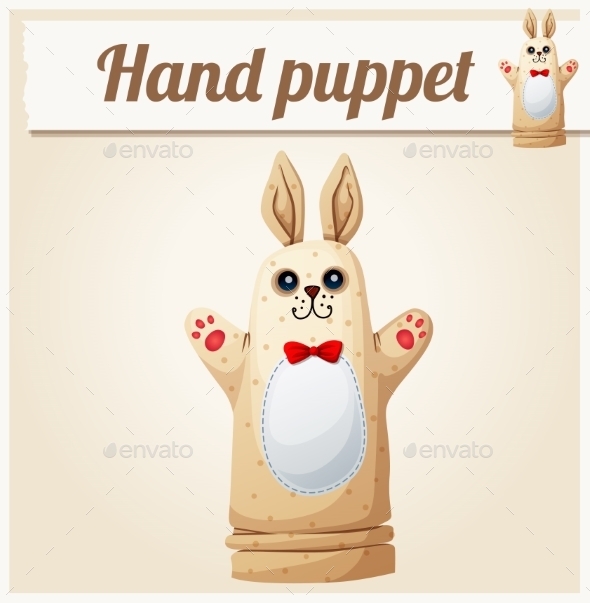 GraphicRiver Hand Puppet Rabbit Cartoon Vector Illustration 11259331 GraphicRiver Hand Puppet Rabbit Cartoon Vector Illustration 11259331