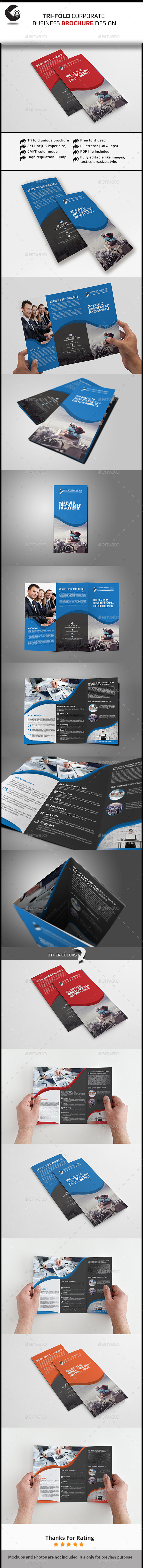 GraphicRiver Tri-Fold Brochure Multipurpose 11259425 GraphicRiver Tri-Fold Brochure Multipurpose 11259425