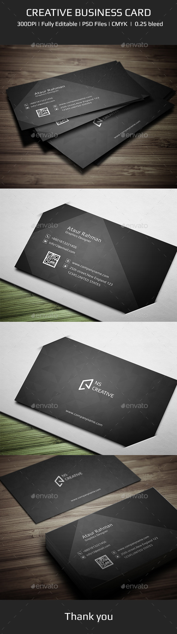 GraphicRiver Creative Business Card V1 11259579 GraphicRiver Creative Business Card V1 11259579