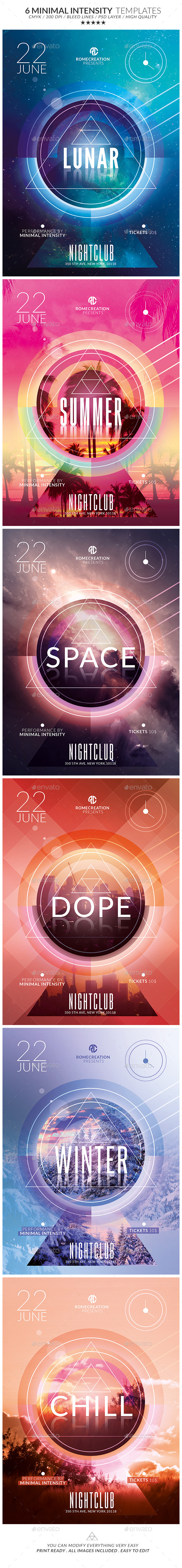 GraphicRiver Minimal Intensity Flyer Psd Templates Pack 11260361 GraphicRiver Minimal Intensity Flyer Psd Templates Pack 11260361