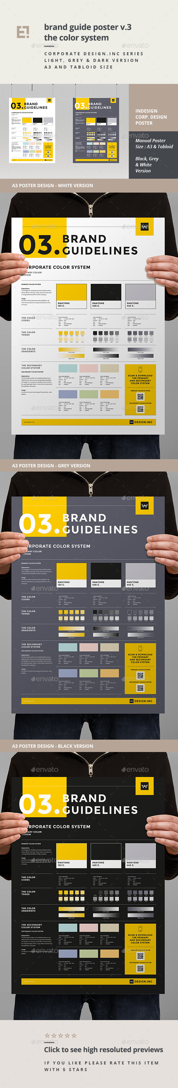 GraphicRiver Brand Manual Template 3 Colors 11260623 GraphicRiver Brand Manual Template 3 Colors 11260623