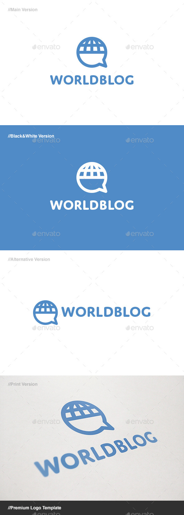 GraphicRiver World Blog Logo 11261004 GraphicRiver World Blog Logo 11261004