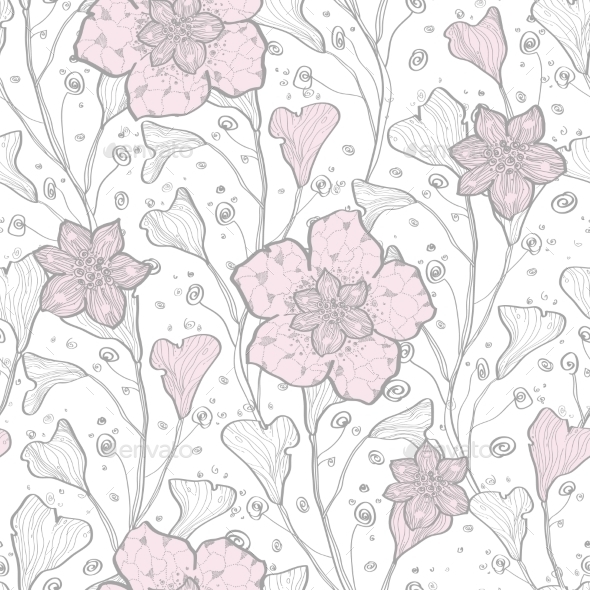 GraphicRiver Vector Magical Lace Flowers Seamless Pattern 11261209 GraphicRiver Vector Magical Lace Flowers Seamless Pattern 11261209