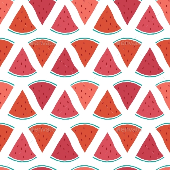 GraphicRiver Vector Tasty Watermelon Slices Seamless Pattern 11261211 GraphicRiver Vector Tasty Watermelon Slices Seamless Pattern 11261211
