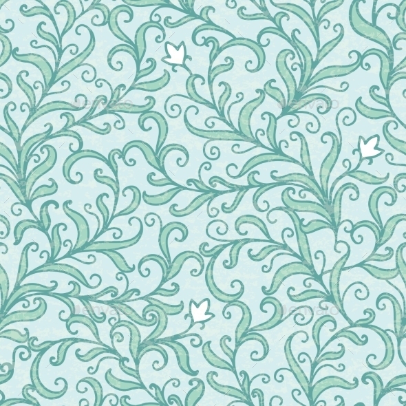 GraphicRiver Vector Green Floral Swirls Seamless Pattern 11261219 GraphicRiver Vector Green Floral Swirls Seamless Pattern 11261219