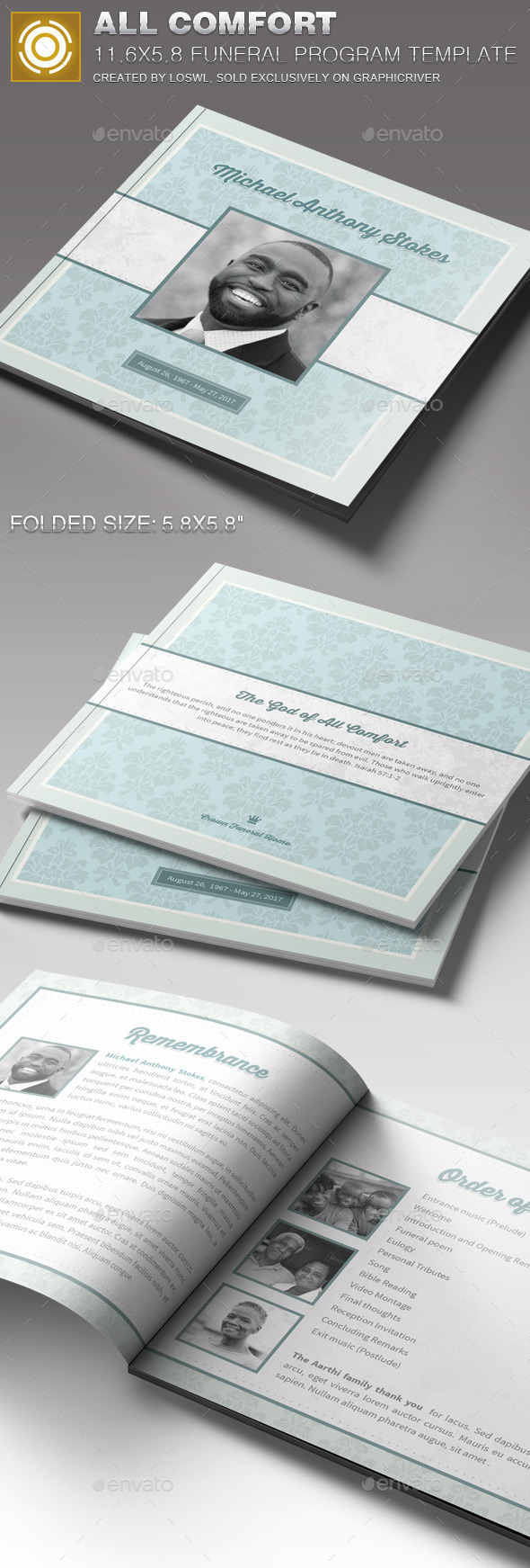 GraphicRiver All Comfort Funeral Program Template 11261223 GraphicRiver All Comfort Funeral Program Template 11261223