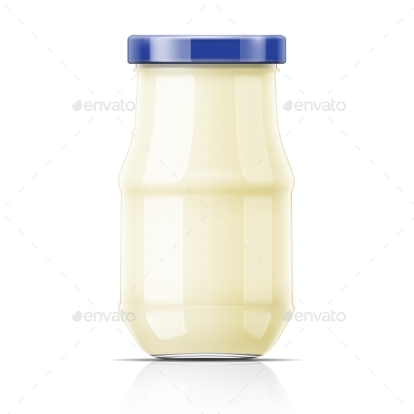 GraphicRiver Nayonnaise In Glass Jar 11261956 GraphicRiver Nayonnaise In Glass Jar 11261956