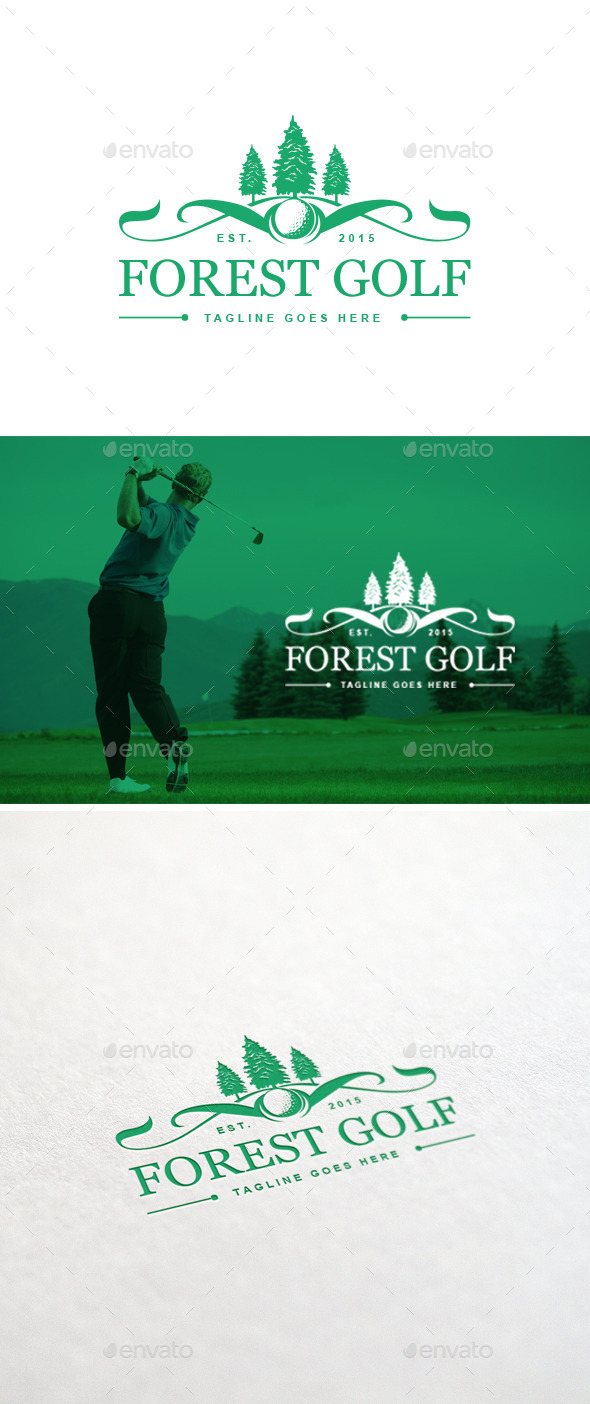 GraphicRiver Forest Golf Logo Template 11262903 GraphicRiver Forest Golf Logo Template 11262903