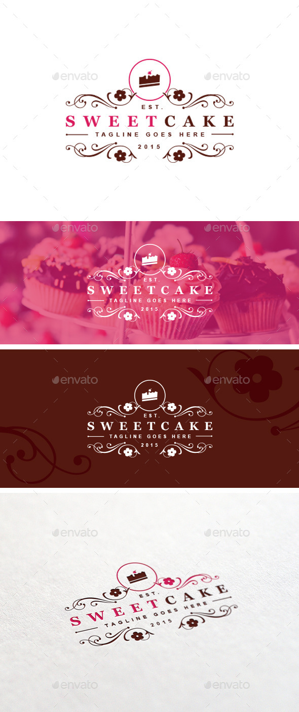 GraphicRiver Sweet Cake Logo Template 11263067 GraphicRiver Sweet Cake Logo Template 11263067