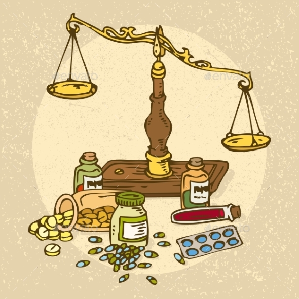 GraphicRiver Pharmaceutical Scales And Pills 11263275 GraphicRiver Pharmaceutical Scales And Pills 11263275