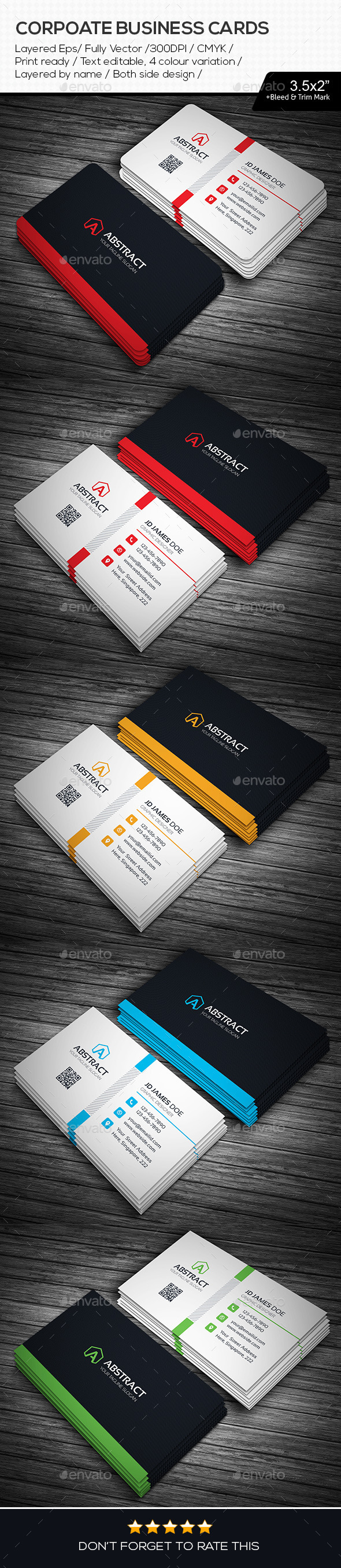 GraphicRiver Abstract Corporate Business Cards 11265086 GraphicRiver Abstract Corporate Business Cards 11265086