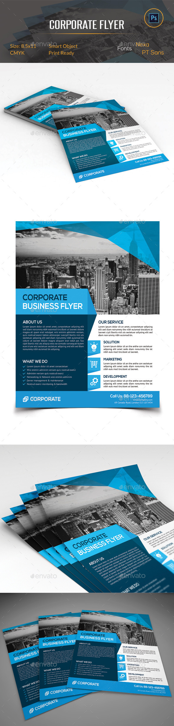 GraphicRiver Corporate Business Flyer 11265387 GraphicRiver Corporate Business Flyer 11265387